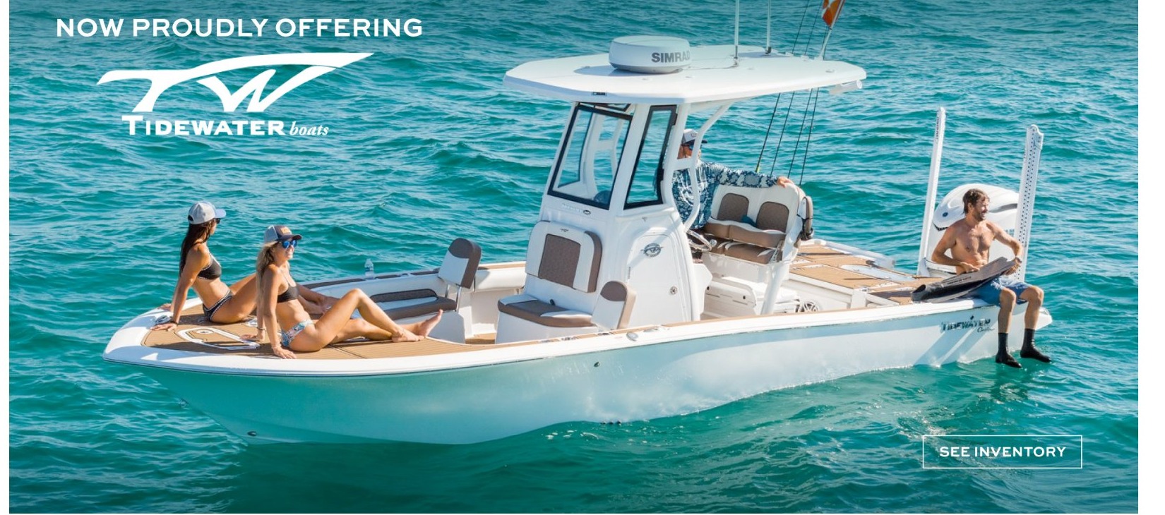 Tidewater boat — now proudly offered at Apopka Marine