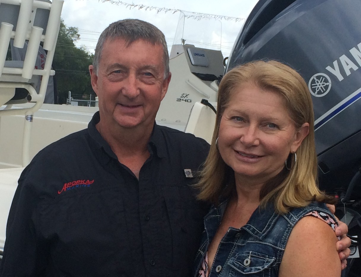 Linda and Joe Bega, founders of Apopka Marine